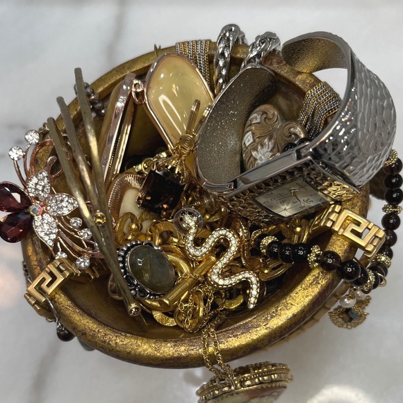 Goddess Themed Mystery Jewelry Jar Vintage Modern - Please Read Description - Picture 6 of 7